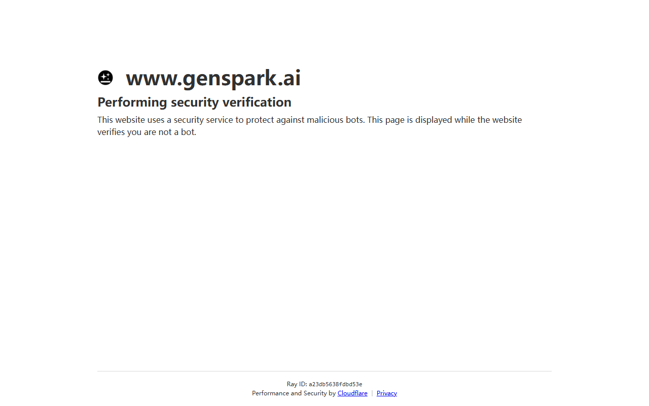 Genspark 官网截图